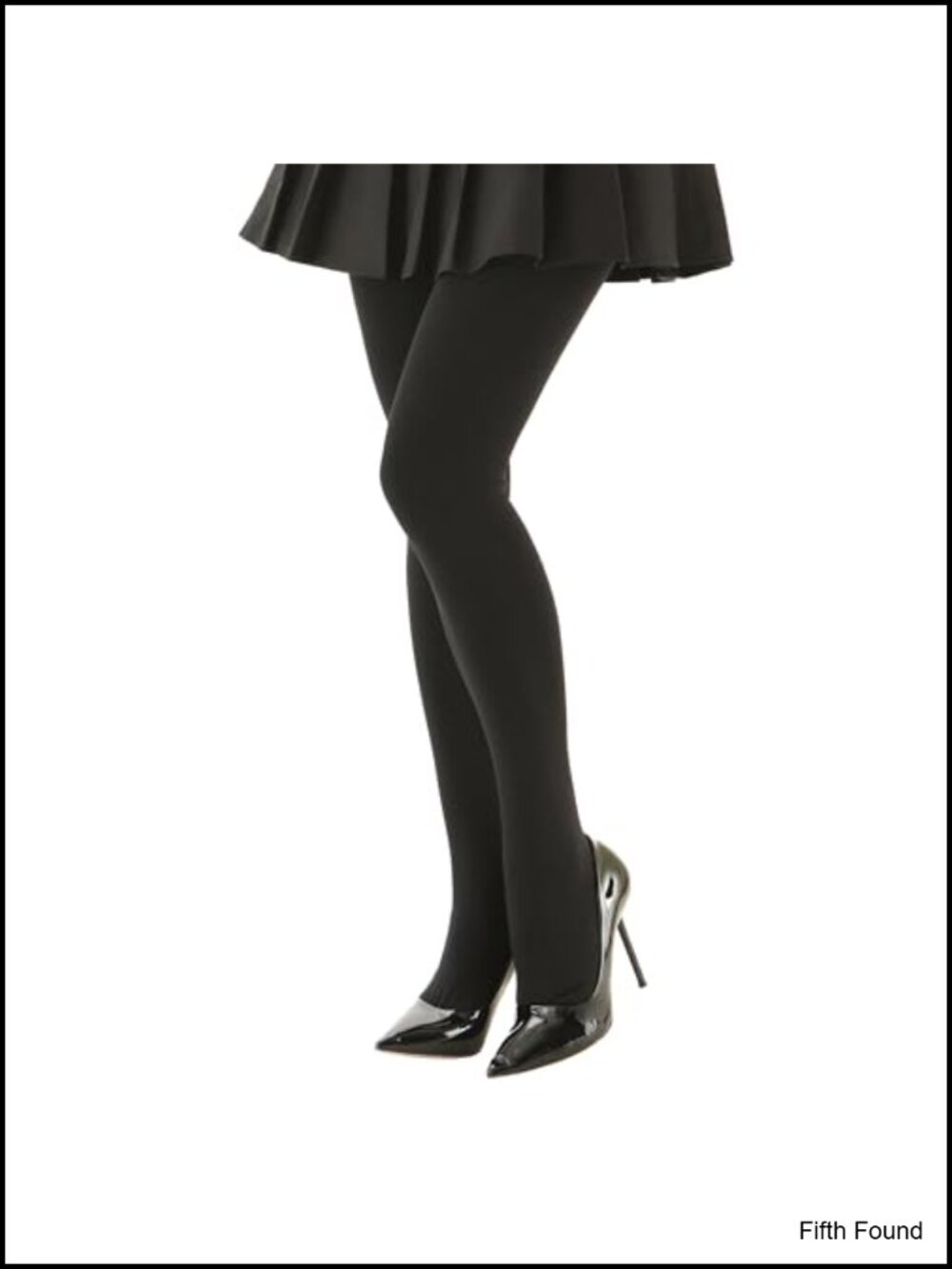 Women's Opaque Fleece Lined Thermal Tights 120 Den Slim Fit - Picture 6 of 6